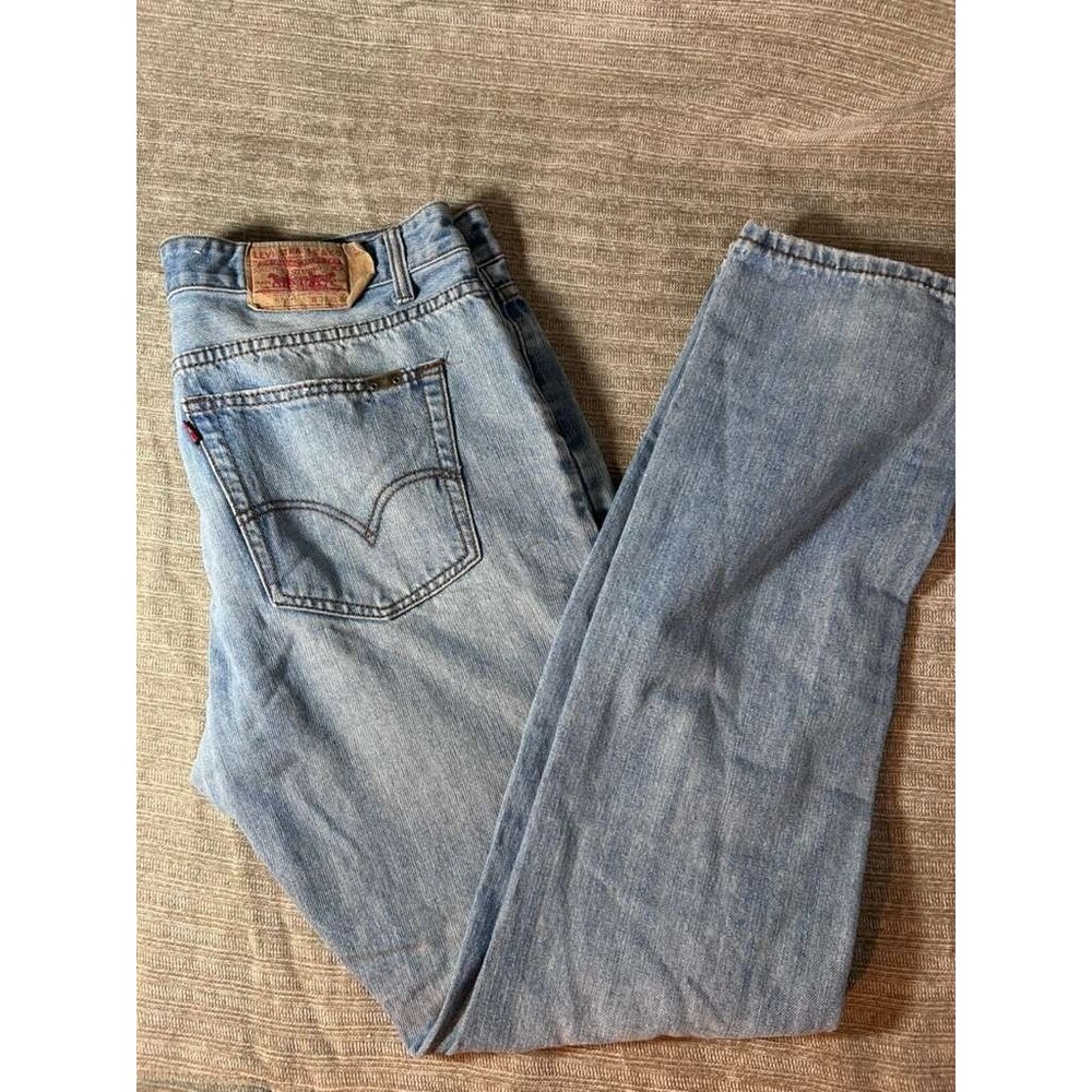 Levi's 501 Vintage Straight Leg Jeans Men's Size 38 x 34 Button Fly Denim